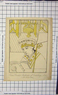 Original Old Antique Print C1880 Thomas Bouchier Archbishop Canterbury Arundel
