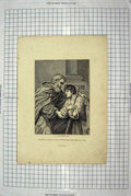 Original Old Antique Print Jackson Engraving Scene Return Prodigal Son Spada