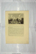 Original Old Antique Print 1774 Arches Wall City Canterbury Morris Engraving