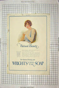 Original Old Vintage Print 1925 Advertisement Wright'S Coal Tar Soap Erasmic