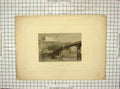 Original Old Antique Print Cahteau Amboise River Bridge Allen Turner Engraving