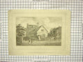 Original Old Antique Print 1797 Simpson Church Yard Horses Cart Engraving 18th