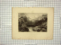 Old Antique Print View Crossing Sancha Jumnootree River Mountains Allom