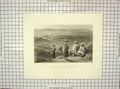 Original Old Antique Print Wells Remains Pool Bethel Cousen Bartlett Engraving