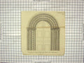 Original Old Antique Print View Saracenic Entrance Temple Church Architecture