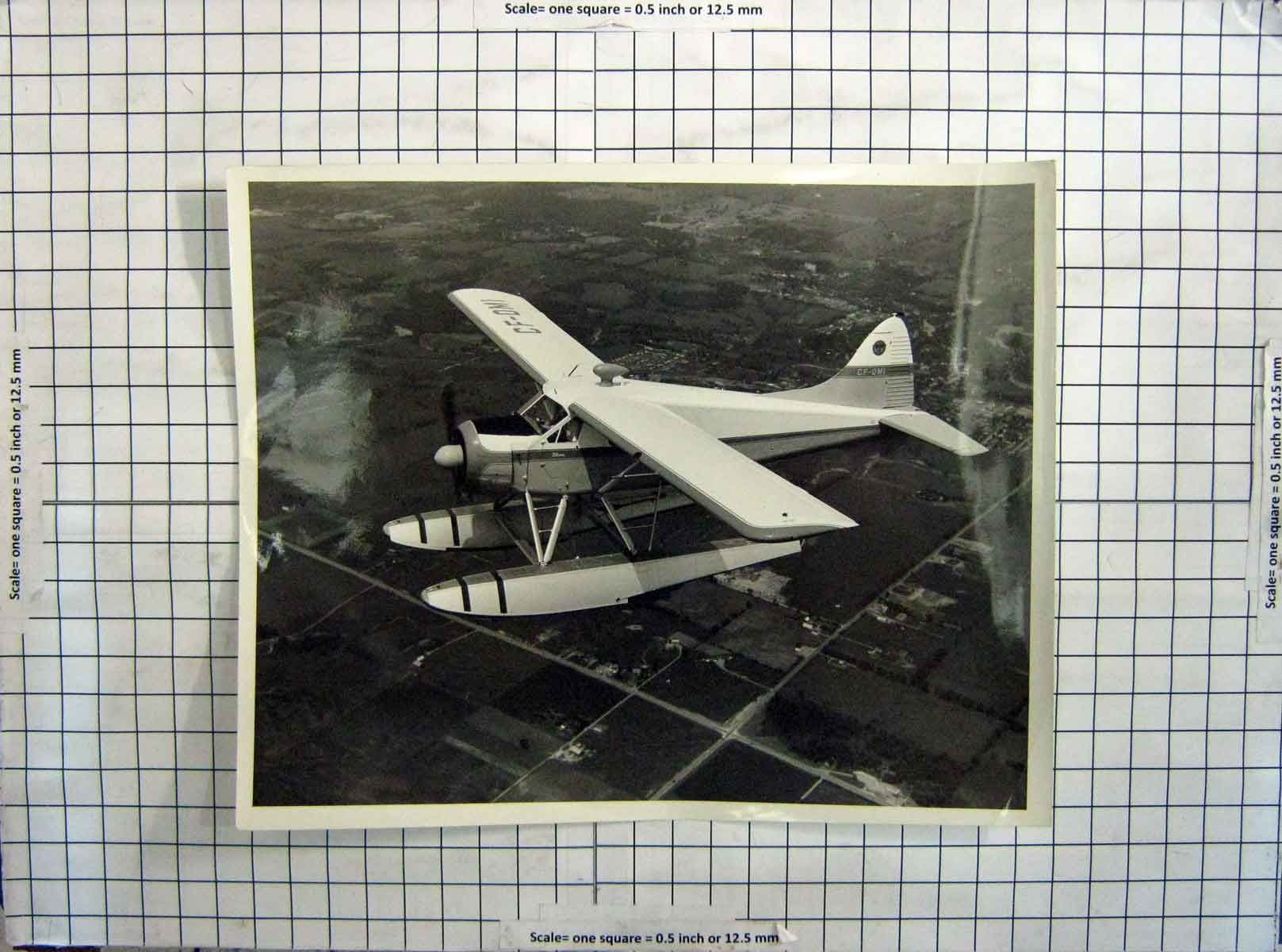 Original Old Antique Print Photograph Havilland Aircraft Canada Aeroplane