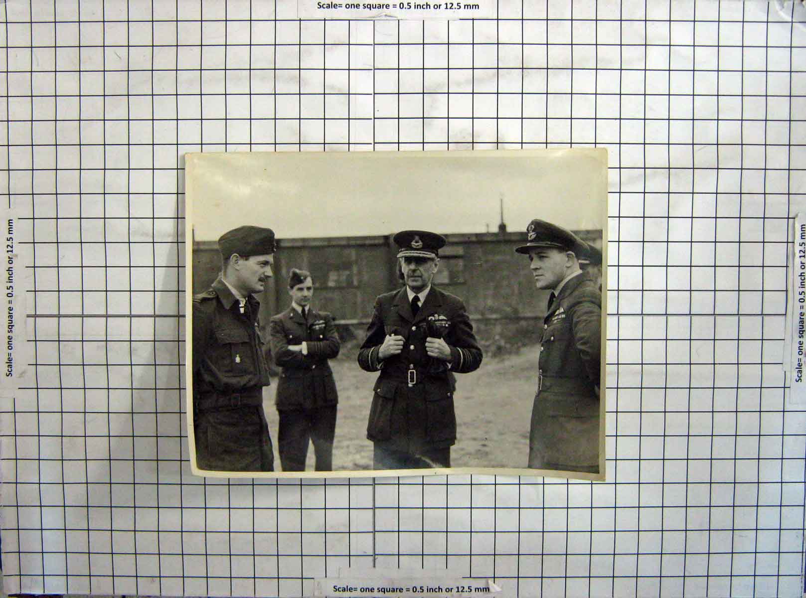 Original Old Antique Print Photograph Dowdony Beaumont Cullen Men