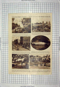 Original Old Vintage Print 1947 Wilson Coniston Ibrox Stadium Queen Margaret
