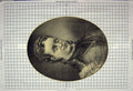 Original Old Antique Print Portrait Beautiful Lady Woman Fine Art