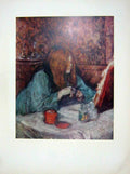 Old Vintage Print C1952 Oil Paintings Woman Toilette Museum Albi France 20th
