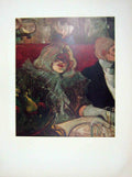 Original Old Vintage Print C1952 Oil Paintings Private Room Rat Mort Courtauld