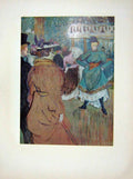 Old Vintage Print C1952 Oil Paintings Moulin Rouge Quadrille Washington 20th