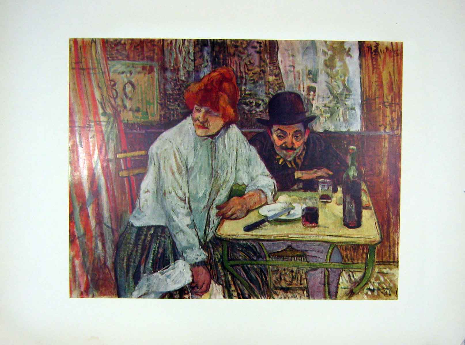 Original Old Vintage Print C1952 Oil Paintings A La Mie Museum Fine Arts Boston