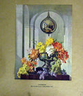 Original Old Antique Print C1910 Summertime Flowers Davis Richter Colour 20th