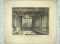 Old Antique Print Interior Chapel Archbishop Palace 1807 Halfpenny York 19th