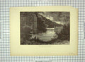 Old Antique Print C1880 Passaic River Jersey New Greenwood Lake America 19th
