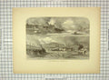 Original Old Antique Print C1880 Pittsburg Alleghany Ohio Marietta America
