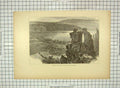 Antique Old Print C1880 Devil'S Door-Way Lake Wisconsin Cleopatras Needle 19th