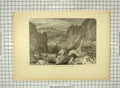 Old Antique Print C1880 Pike'S Peak Garden Gods Upper Twin Lake America 19th