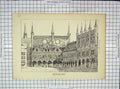 Original Old Antique Print Architecture 1878 Rathaus Lubeck Cathedral Smith