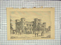 Original Old Antique Print Architecture 1876 Alfred High School Kattiawar Betts