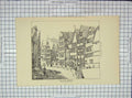 Original Old Antique Print Architecture 1878 Street Kajen Hamburg Smith Sprague