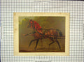Original Old Antique Print C1880 State Carriage Horse Prince Wales Colour 19th