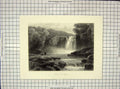 Original Old Antique Print Engraving River Falls Hesple Heawood Smith