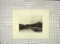 Original Old Antique Print View Goodrich Castle Mountains Floyd Engraving