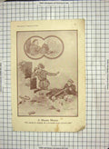 Original Old Antique Print War France Maxim Gun Siers Trench Jones