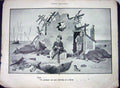 Original Old Antique Print Size Approx 12 X(300 X 200) Siers War House Bomb
