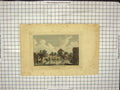 Original Old Antique Print 1784 Hooper Morris Arches Wall City Canterbury Kent
