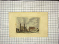 Antique Old Print Ref.50 1784 Hooper Godfrey St. Augustine'S Monastery Kent