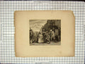 Old Antique Print C1880 Adlard Engraving Rake'S Progress Arrested Court 19th