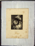 Original Old Antique Print 1844 Portrait Spanish Page Boys Engraving Woolnoth
