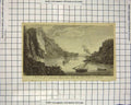 Original Old Antique Print C1800 View St. Vincent'S Rock Hote Wells Bristol