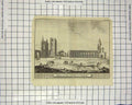 Old Antique Print Damaged Mazures Eglise Cathedral S.Andre Architecture