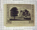 Old Antique Print C1800 View Waltham Abbey Church Essex England Engraving 19th