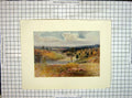 Original Old Vintage Print C1930 Landscape View Beacon Hill Hindhead Colour