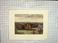 Original Old Vintage Print C1930 Landscape View Coneyhurst Hill Ewehurst Colour