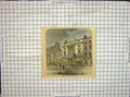 Original Old Antique Print Hand Coloured Architecture St. James Theatre