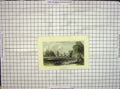 Original Old Antique Print Hand Coloured Chelsea Hospital Battersea Fields
