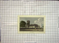 Original Old Antique Print 1806 Hand Coloured View Tottenham Church 19th