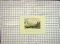 Old Antique Print Hand Coloured Quadrangle Hospital Holy Trinity Croydon