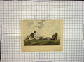 Original Old Antique Print 1789 Hooper Hand Coloured Cors-Regal Ruins 18th