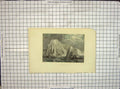 Original Old Antique Print Coloured Needles Rocks Sea Stanfield Bradshaw