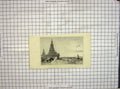 Original Old Antique Print Engraving Hindoesche Tempel Mahabalipoeram