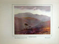 Old Vintage Print 1930 Lorna Doone View Dunkery Beacon Mountains Brittan 20th