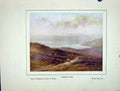 Original Old Vintage Print 1930 Lorna Doone View Porlock Bay Mountains Brittan