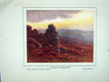Original Old Vintage Print 1930 Lorna Doone View Devil'S Cheese Ring Mountains